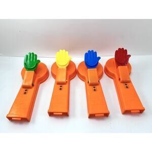 Mr. Mouth 1999 Game‎ Replacement Parts - 4 Slapper Arms Red Yellow Blue Green